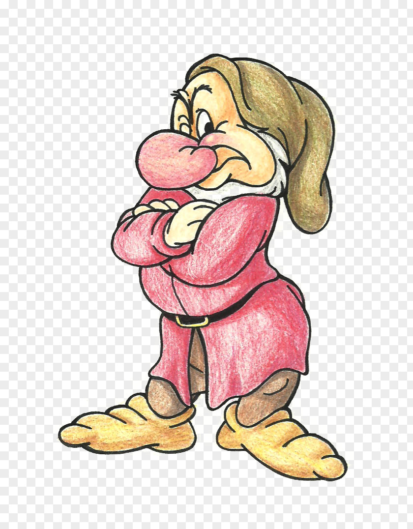 Mickey Mouse Seven Dwarfs Grumpy Bashful Dopey PNG