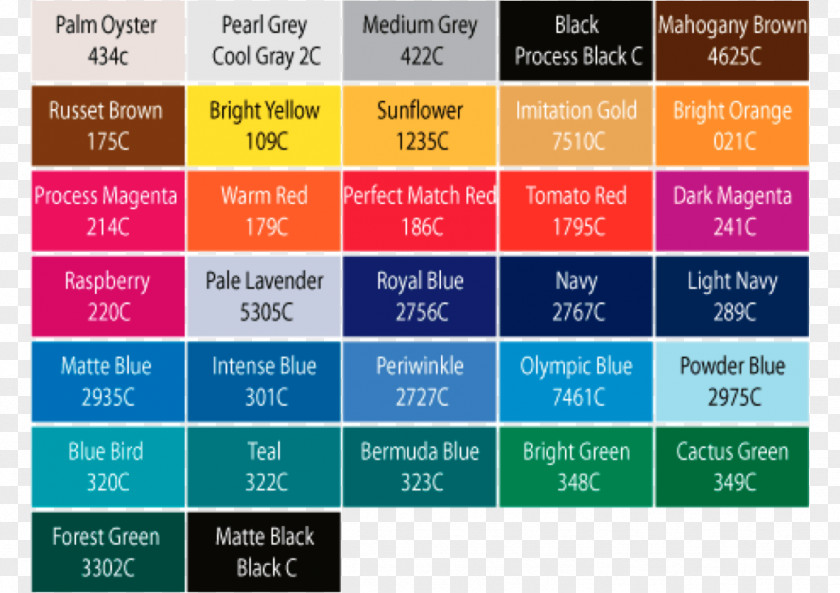 Panton Pantone Color Scheme Chart Tints And Shades PNG