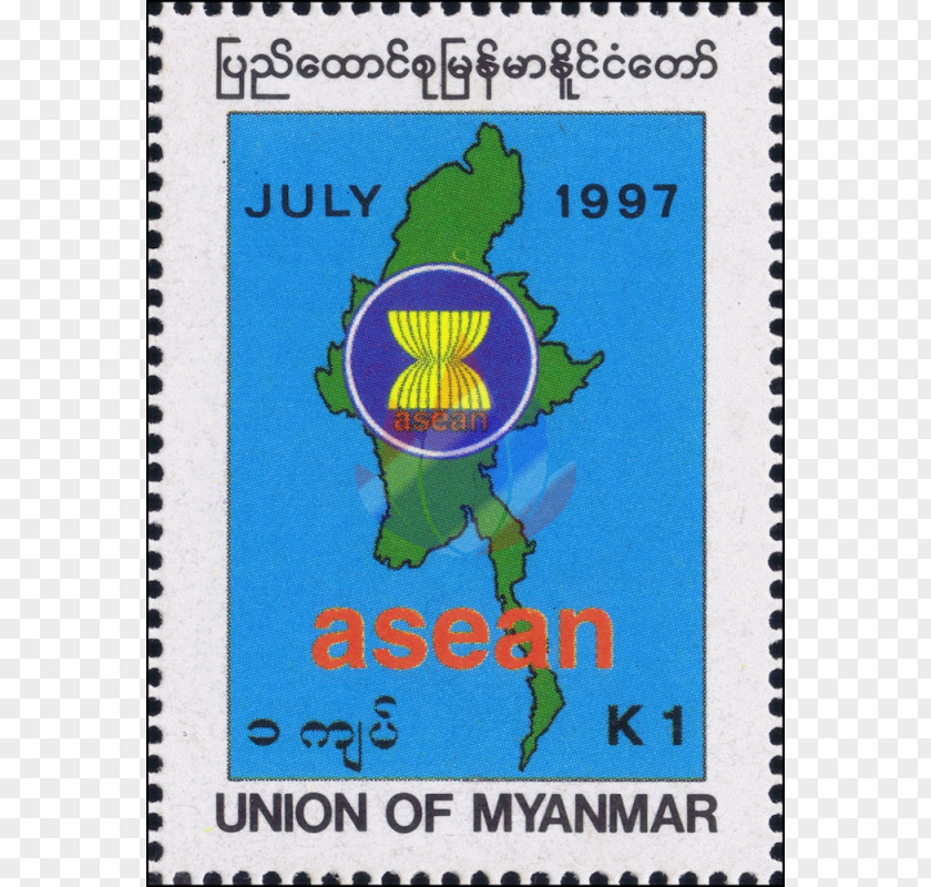Asean Flag Postage Stamps Myanmar Mail Organism Text PNG