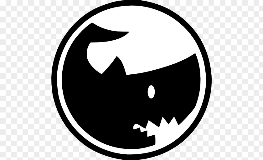 Drop Shark Black And White Logo Symbol PNG