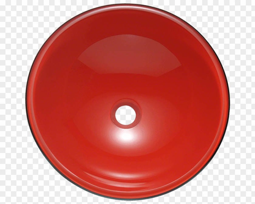 Glass Bowl Sink Red PNG