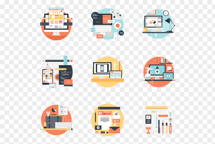 Icon Design Vector Graphics Flat PNG