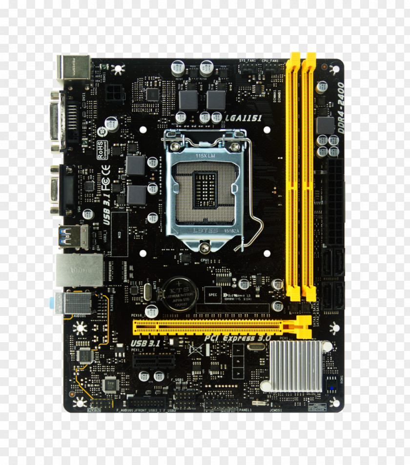 Motherboard Capacitor Biostar B250GTN Intel B250 LGA 1151 (Socket H4) Mini ITX PNG