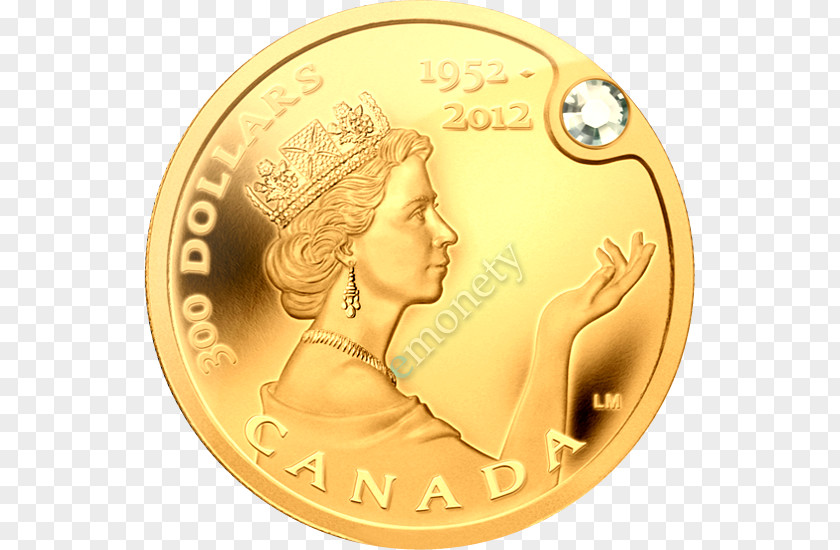 Canada Diamond Jubilee Of Elizabeth II Coin Royal Canadian Mint PNG