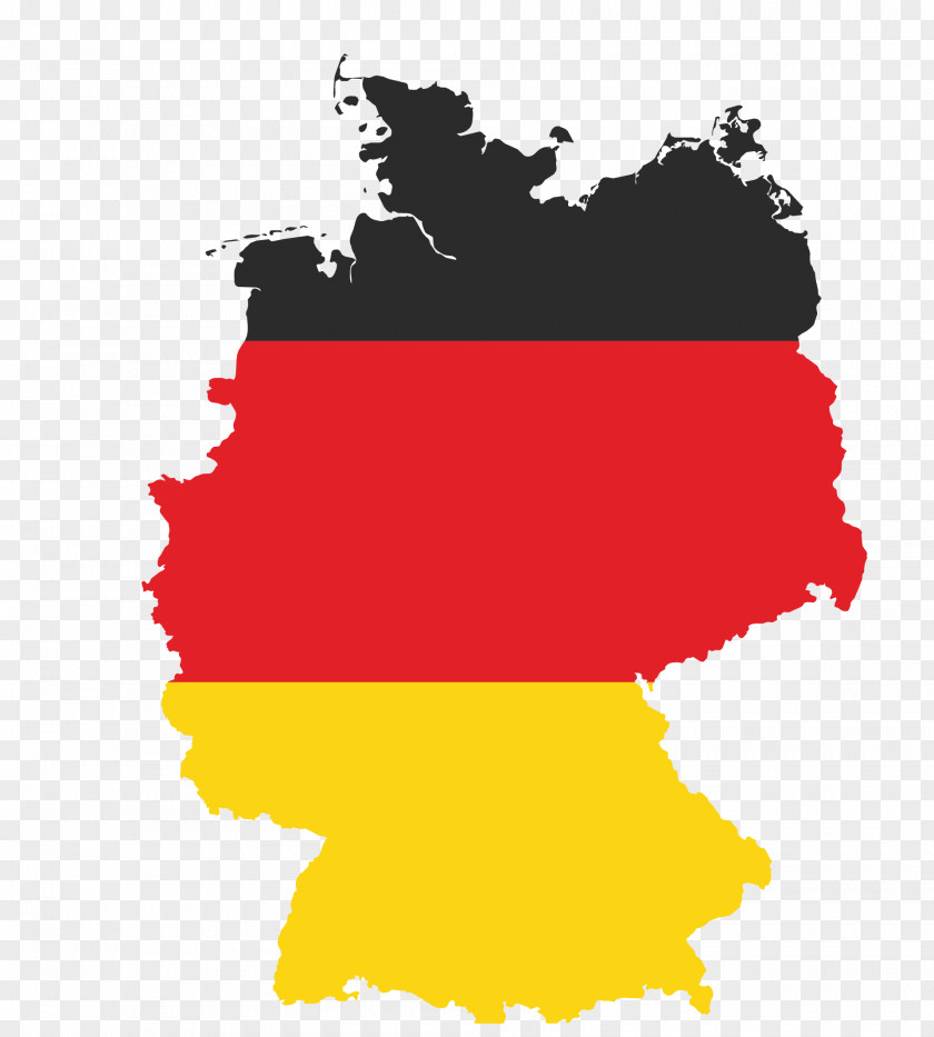 German Flag Map Berlin States Of Germany Fotolia PNG