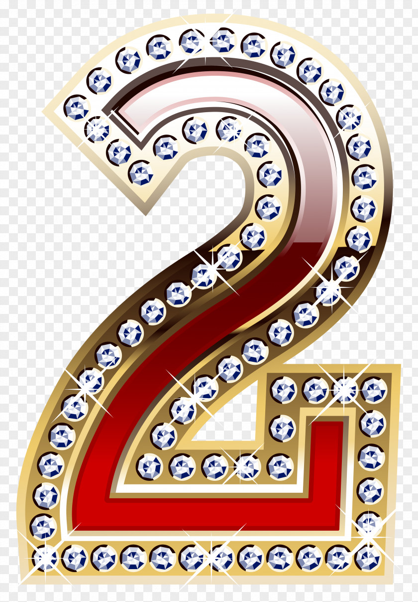 Number 2 Numerical Digit Clip Art PNG