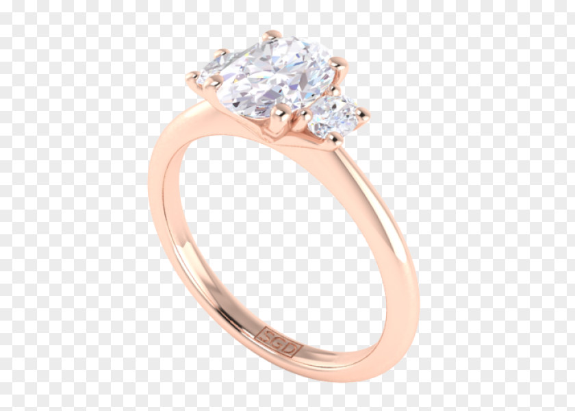 Rose Gold Marble Wedding Ring Body Jewellery Diamond PNG