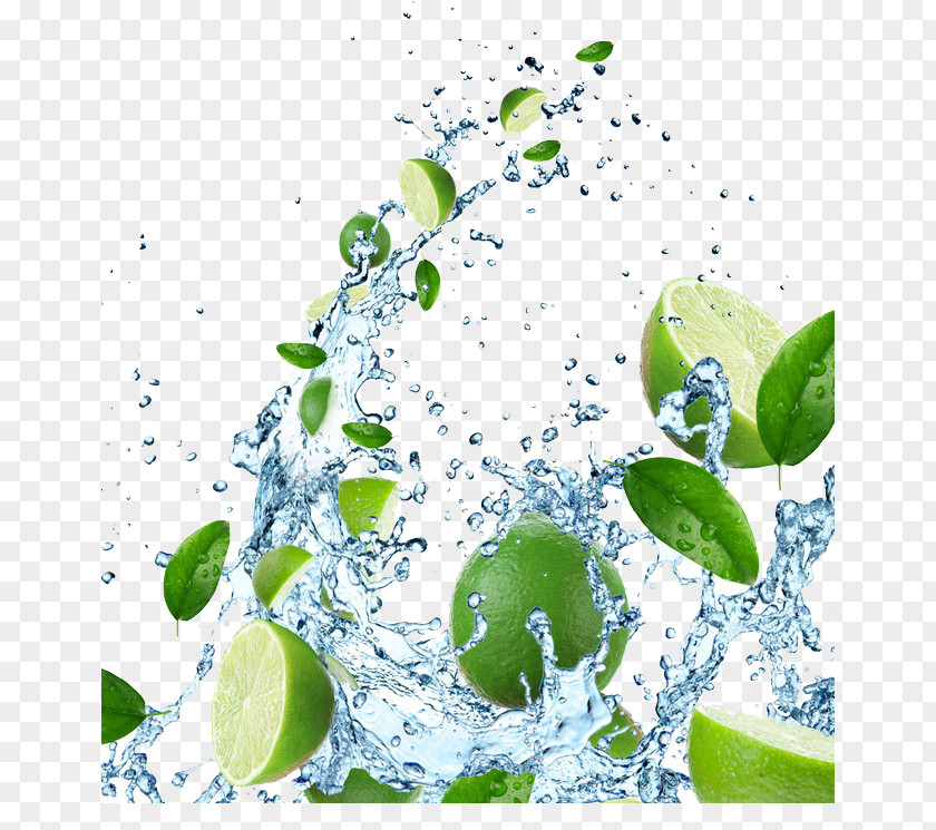 Spray Lemon Stock Photography Aguas Frescas Lime Water PNG