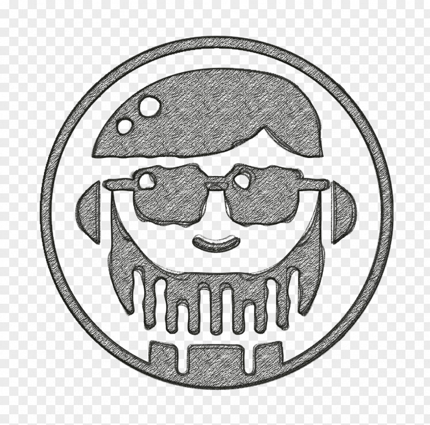 Avatars Icon Beard Man PNG
