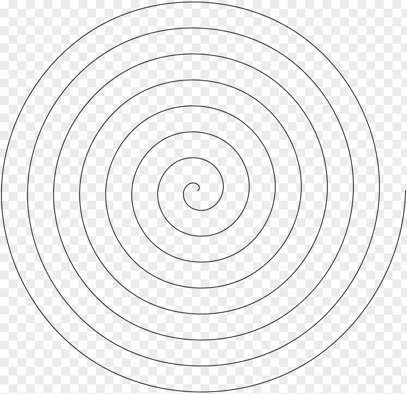 Spiral Circle Point Monochrome Angle PNG