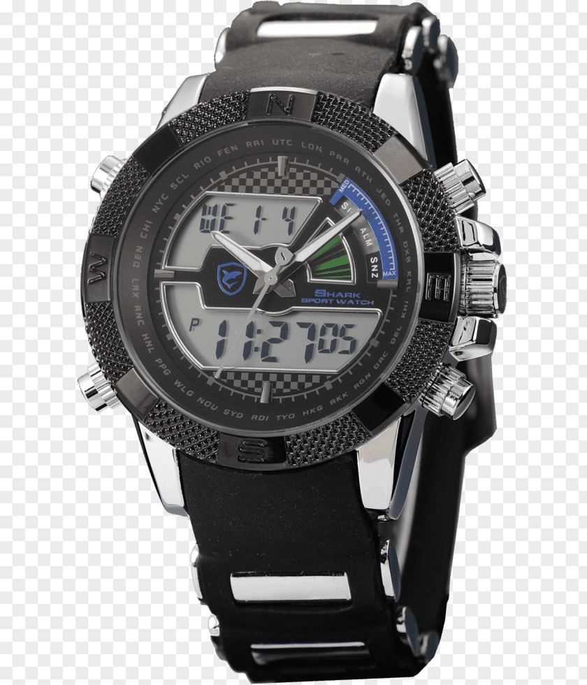 Watch SHARK Sport Chronograph Strap Clock PNG