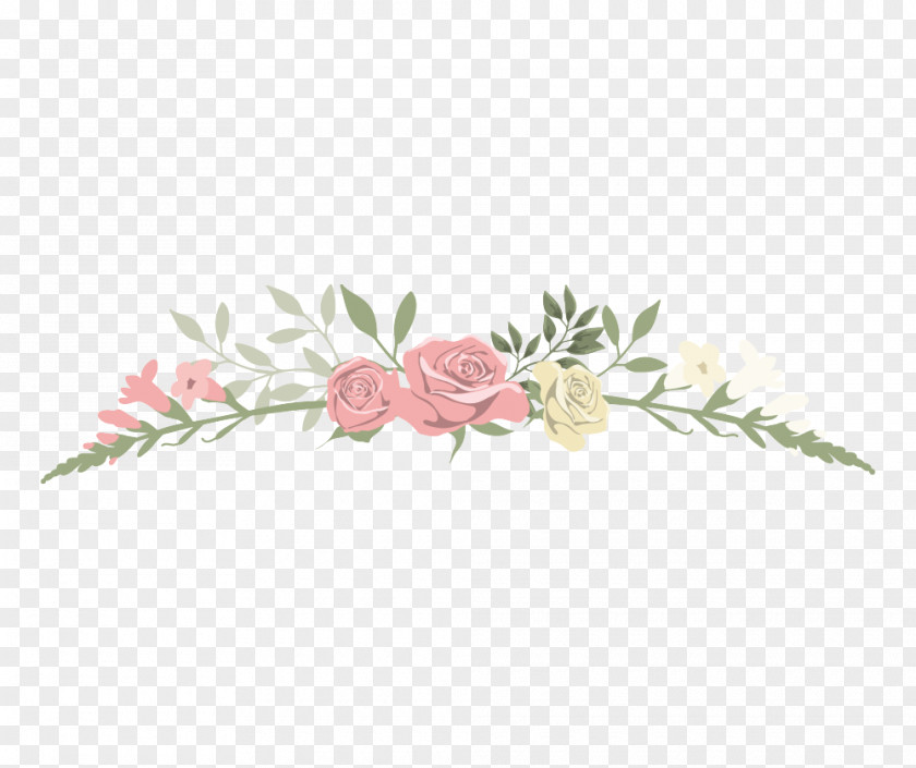 Wreath Border Logo Wedding Invitation Rose PNG