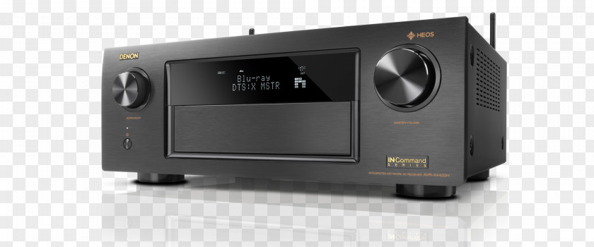 AV Receiver Denon Audio Surround Sound Home Theater Systems PNG