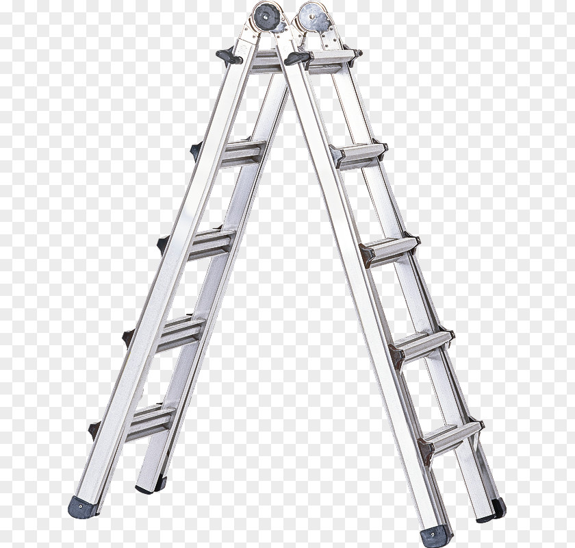 Ladder Tool Aluminium Metal Steel PNG