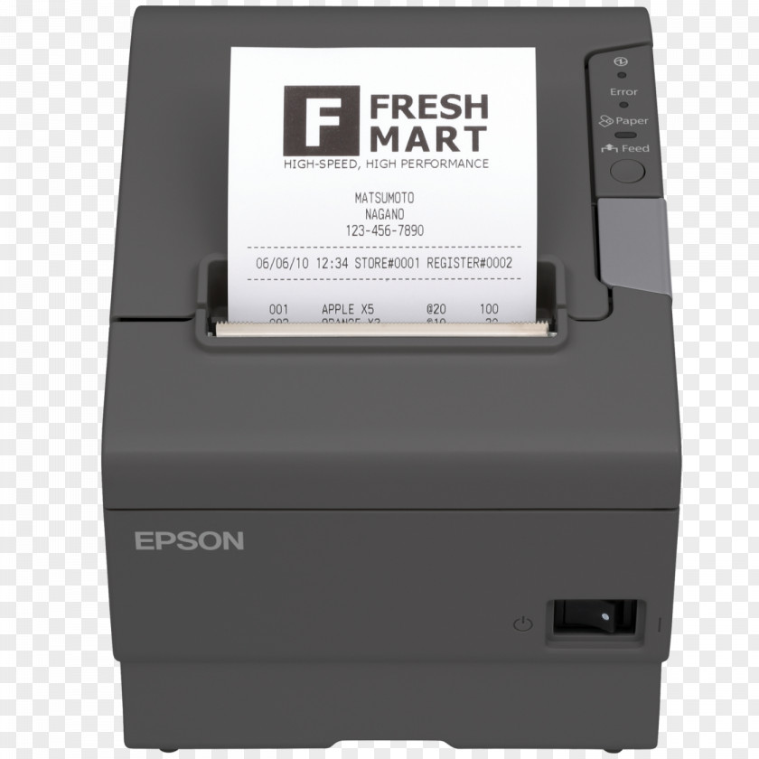 Printer Point Of Sale Epson Thermal Printing PNG