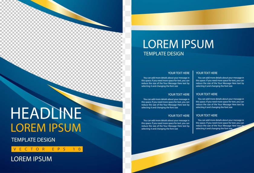 Single Page Flyer Brochure PNG