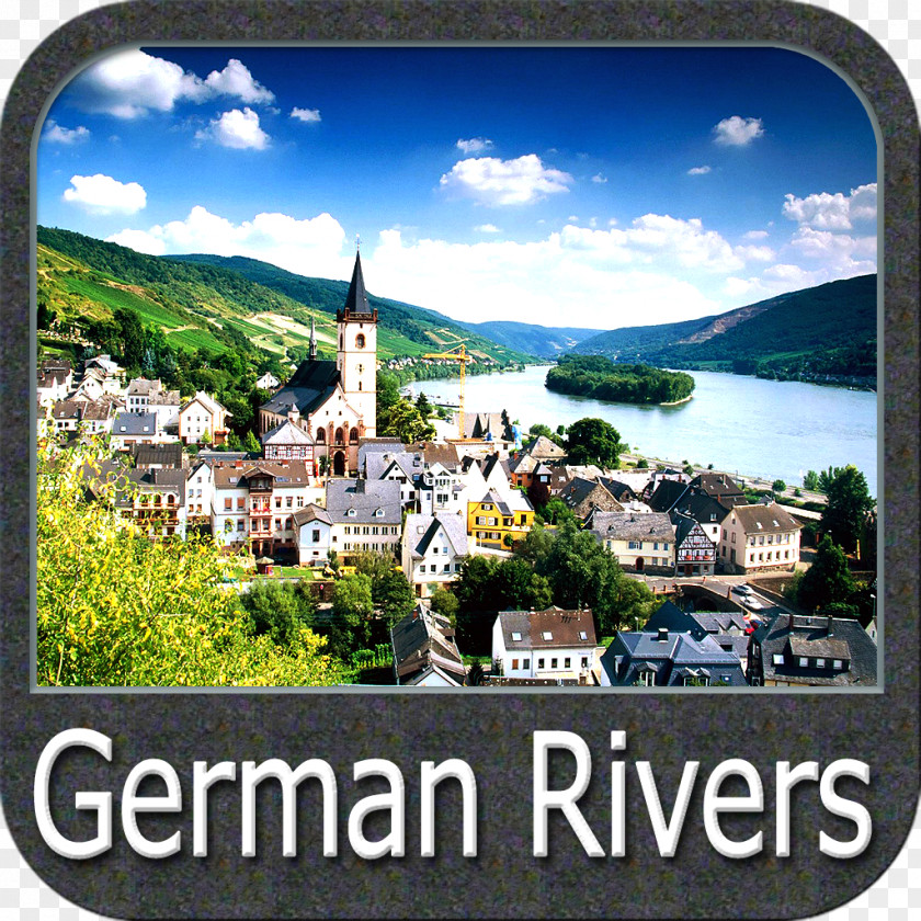 Town Rhine Moselle France Neuschwanstein Castle River Cruise PNG