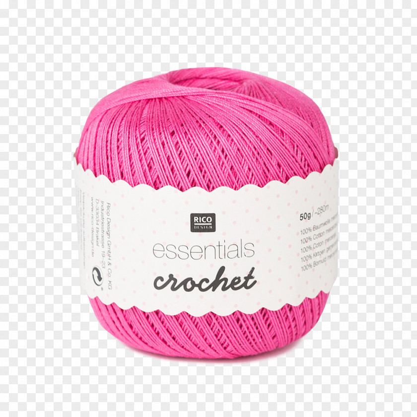 Twine Crochet Thread Yarn Knitting Doily PNG