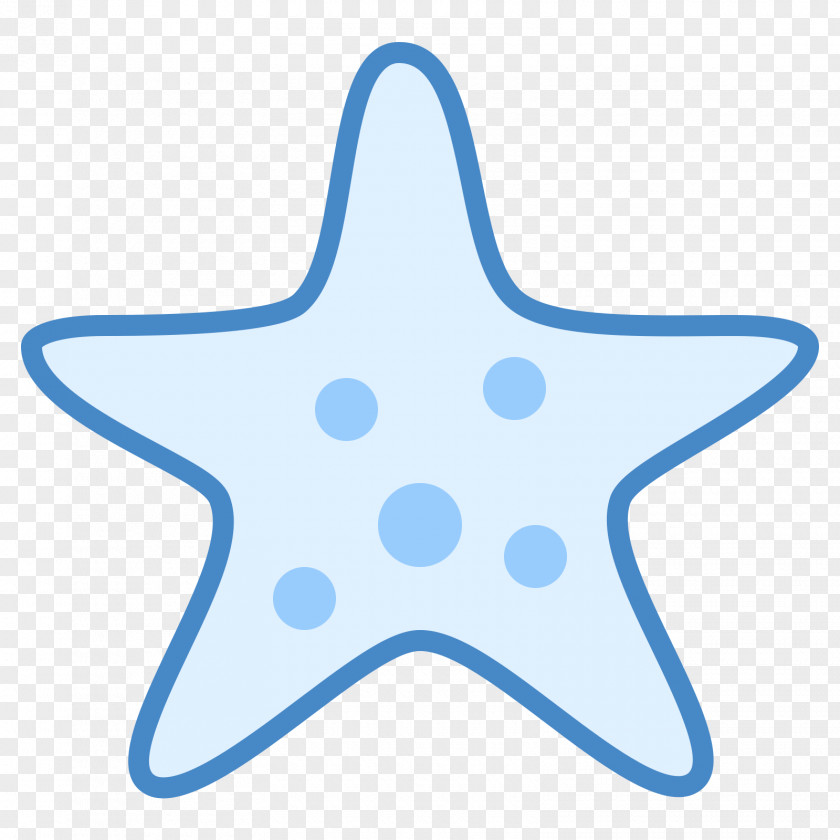 Starfish Vector Invertebrate Font PNG