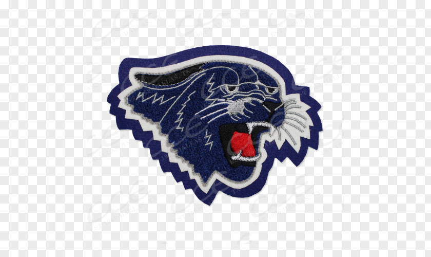 Trojan Mascot Emblem Logo Sticker Electric Blue PNG