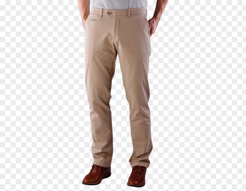 Beige Trousers Jeans Slim-fit Pants Chino Cloth Khaki PNG