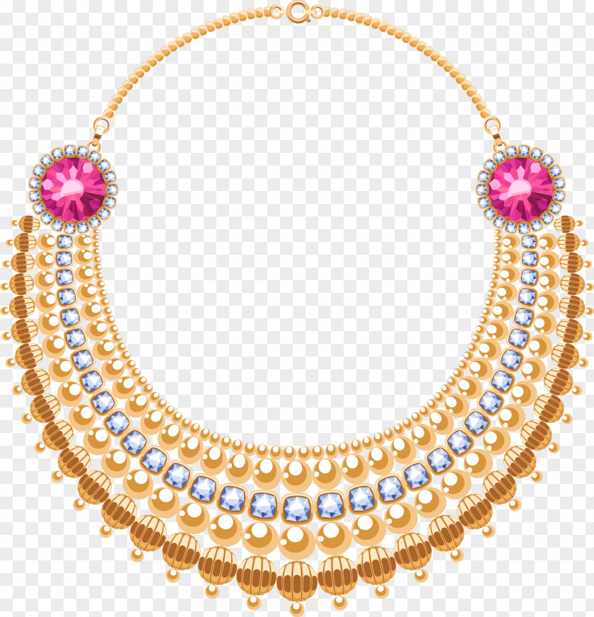 Dazzling Jewelry Diamond Necklace Stock Photography Gemstone Chain PNG