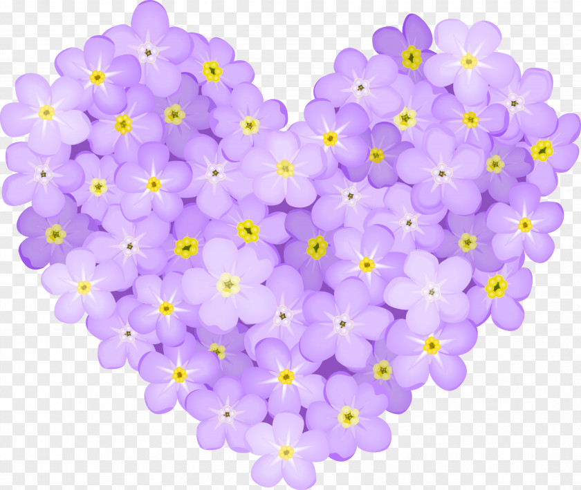 Forget Me Not Heart Flower Royalty-free Clip Art PNG