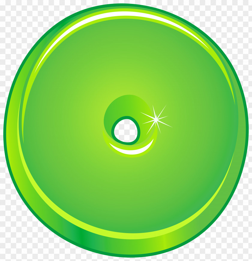 Green Cartoon Number Zero Clipart Image Circle Area Compact Disc PNG