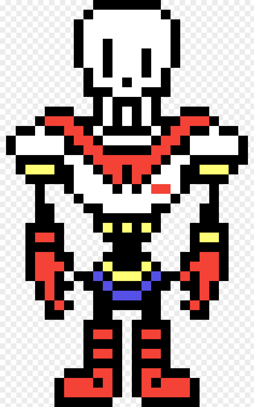 Sprite Undertale Pixel Art Isometric Projection PAPYRUS PNG