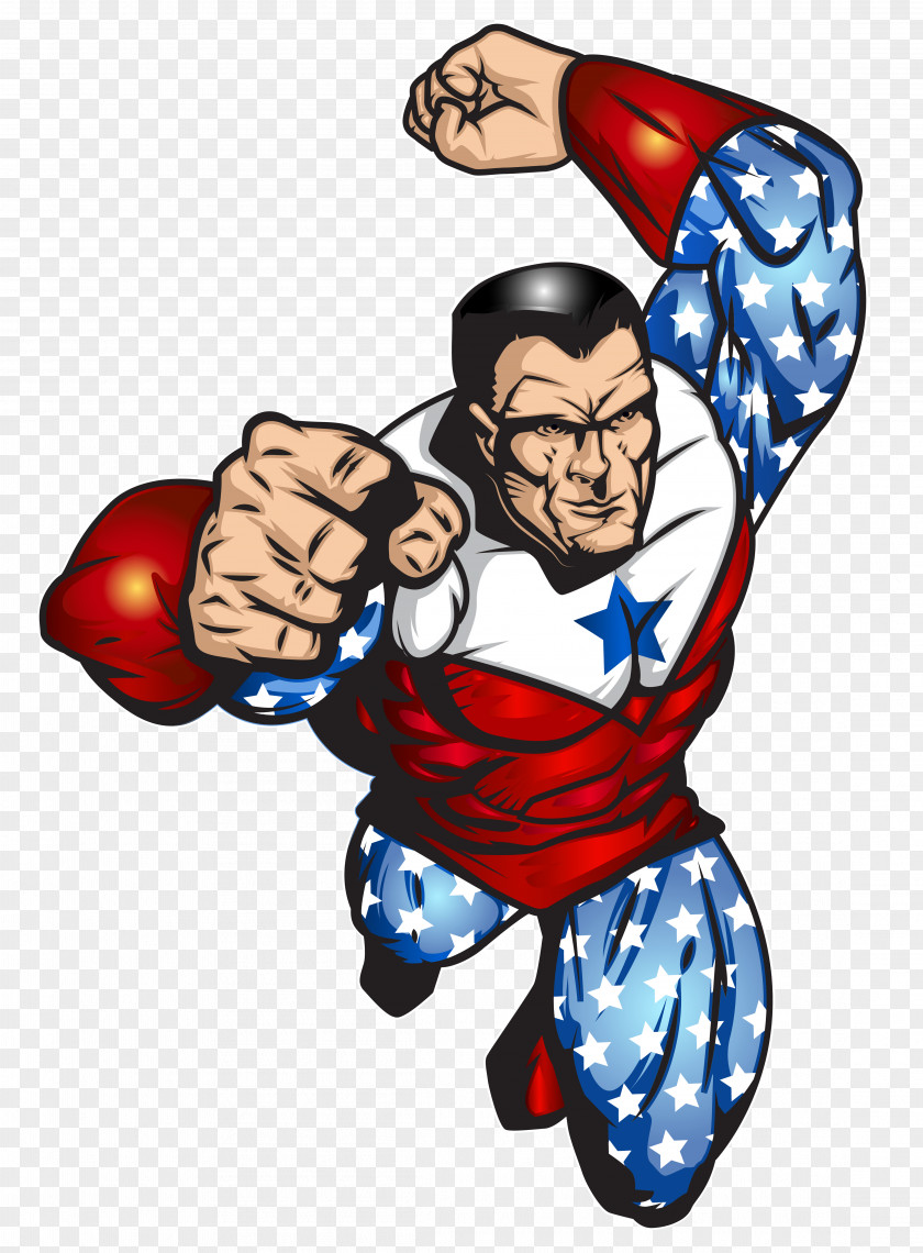Superhero Captain America Cartoon Clip Art PNG