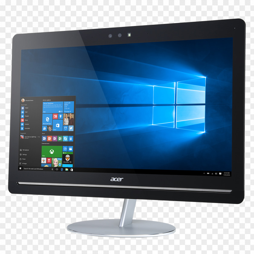 Bigger Zoom Big Dell All-in-one Acer Aspire Computer Monitors PNG