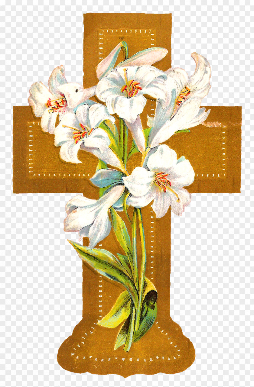 Cross Flowers Cliparts Easter Lily Flower Clip Art PNG