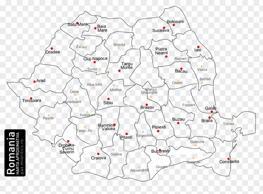 Map Romania Clip Art PNG