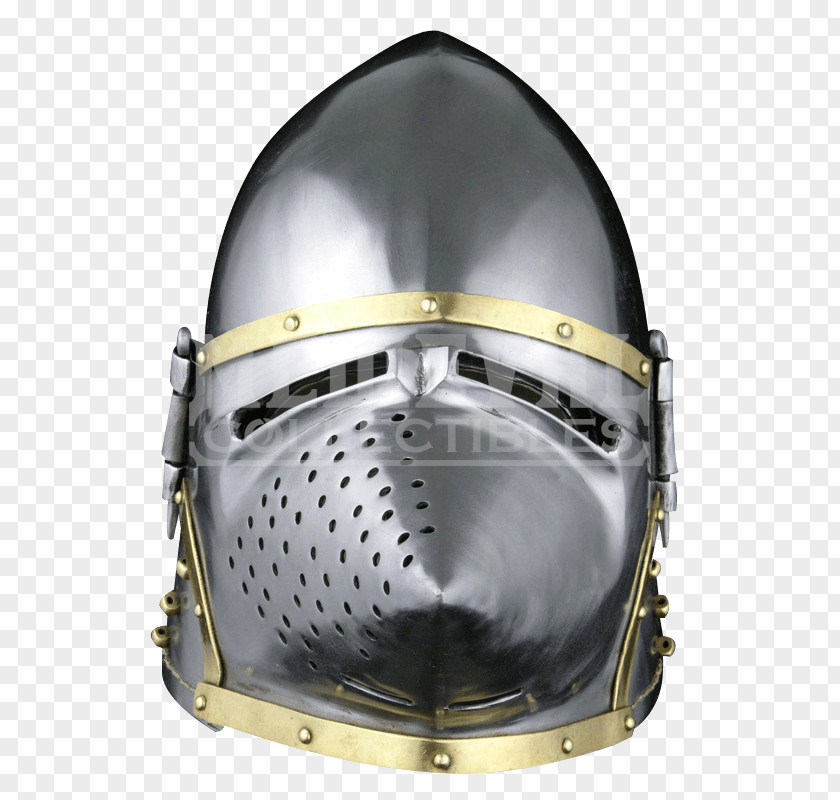 Medieval Middle Ages Bascinet Great Helm Visor Components Of Armour PNG