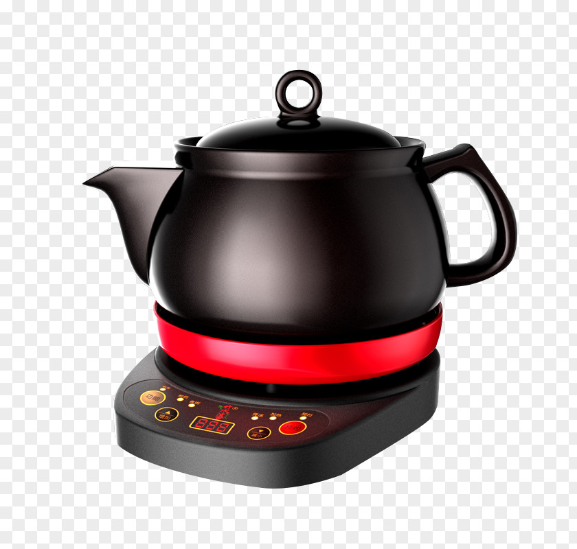 Multi-function Electric Kettle Pot Material Ceramic Taobao Clay Cooking Frying PNG