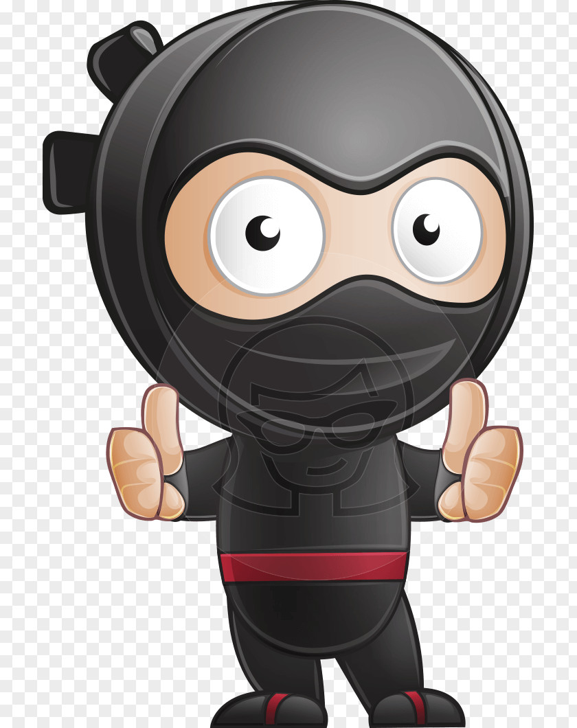 Ninja Cartoon Character Drawing PNG
