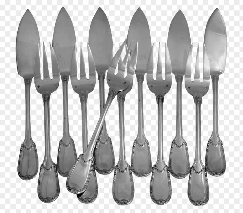 Spoon Cutlery Sterling Silver Fork PNG