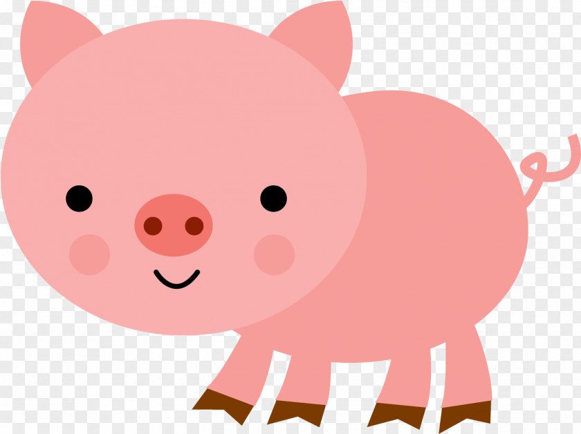 Animal Figure Fawn Pig Cartoon PNG