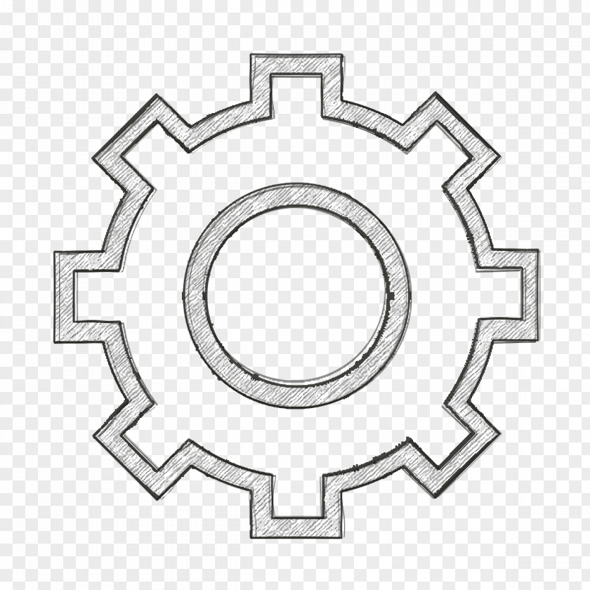 Cogwheel Icon Business And Trade Setup PNG