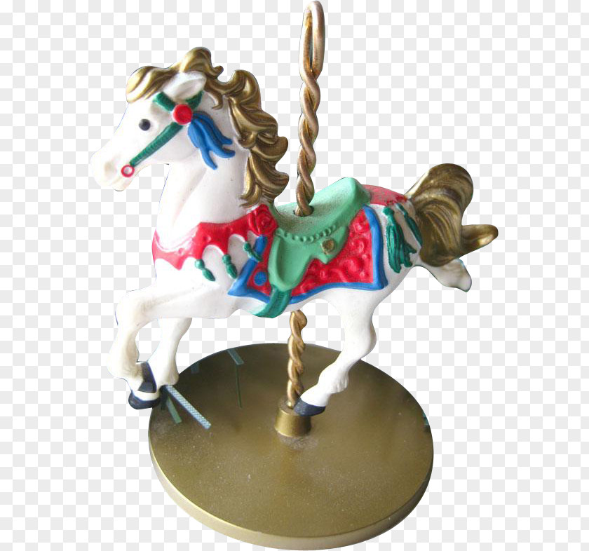 Horse Carousel Christmas Ornament Hallmark Cards Making Memories To Last A Lifetime! PNG