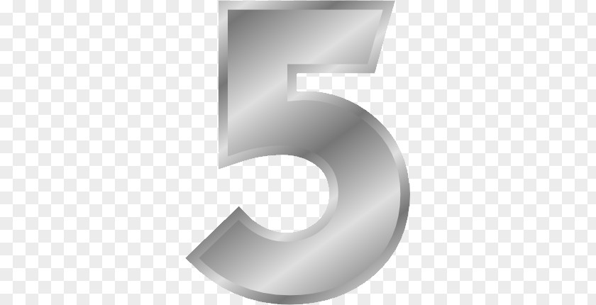 Silver Number 5 PNG 5, logo clipart PNG