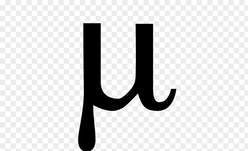 Symbol Mu Font PNG
