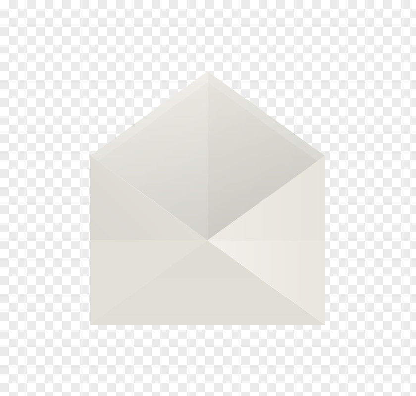 Envelope Triangle White PNG