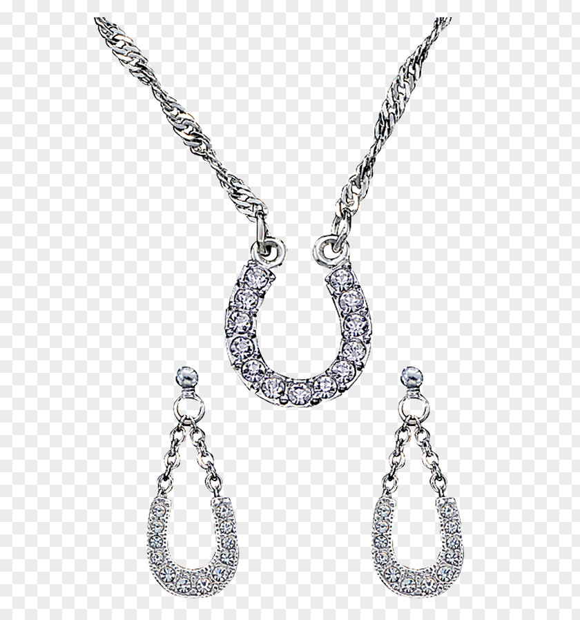 Necklace Earring Jewellery Silversmith Horseshoe PNG