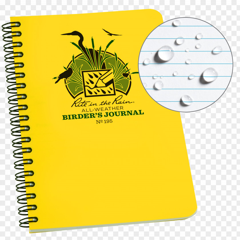 Notebook The Birder's Journal Paper Birdwatching PNG