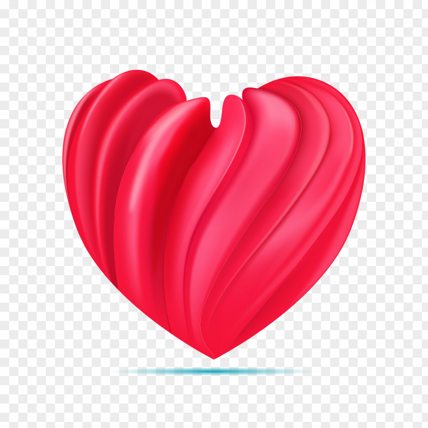 Petals Heart Red Adobe Illustrator PNG