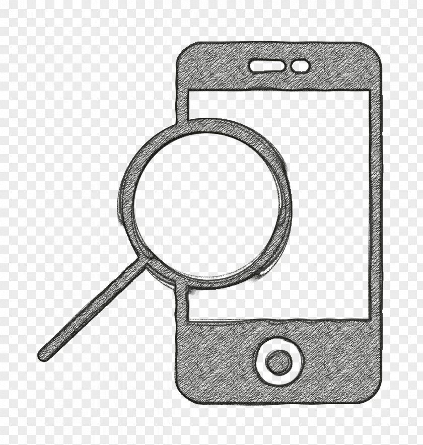 Search Icon Smartphone Essential Compilation PNG