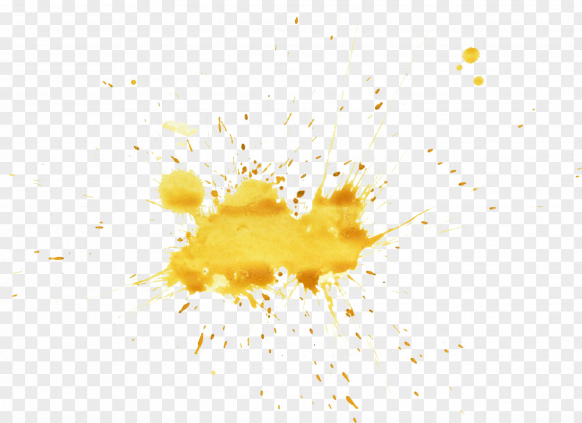 Splatter Watercolor Painting PNG