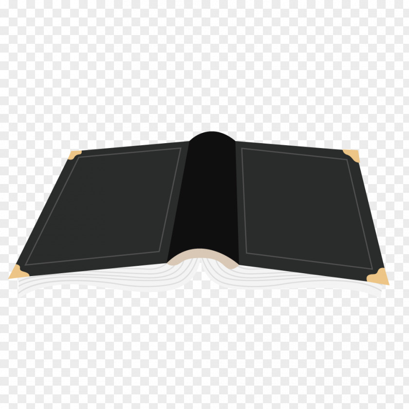 Vector Black Book Brand Rectangle Pattern PNG
