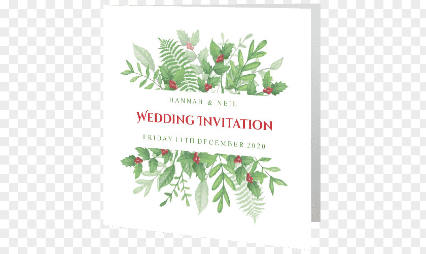 2017 Wedding Card，wedding Invitation Card Christmas Ornament Pine Branching Font PNG